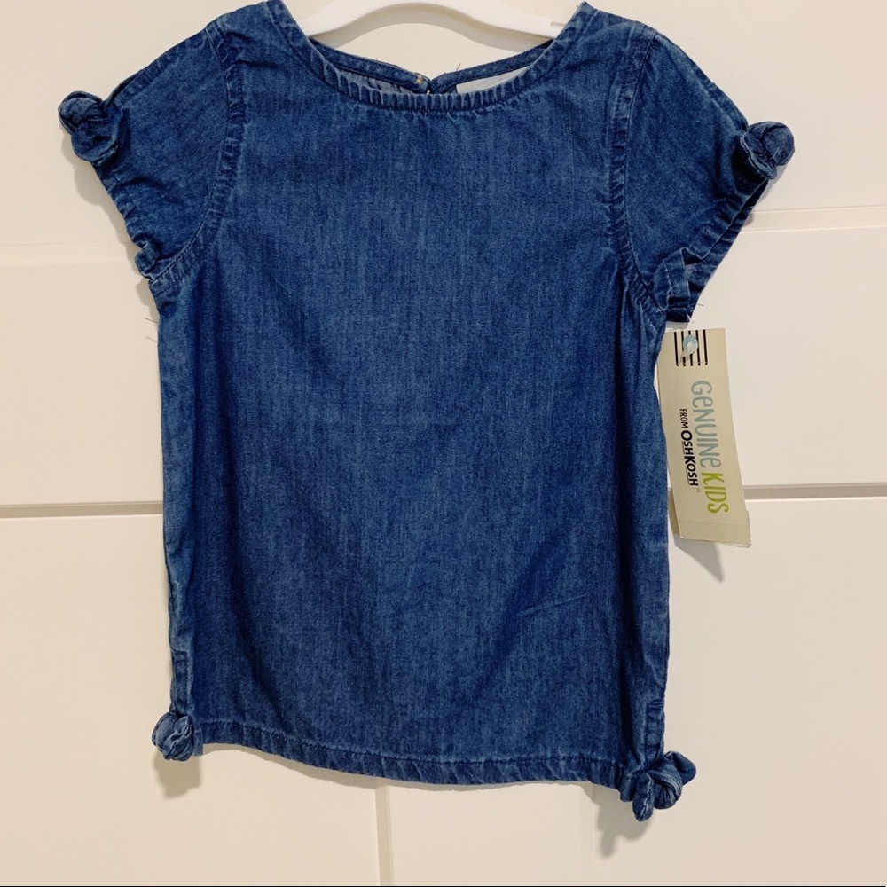 Genuine Kids Chambray Knotted Top